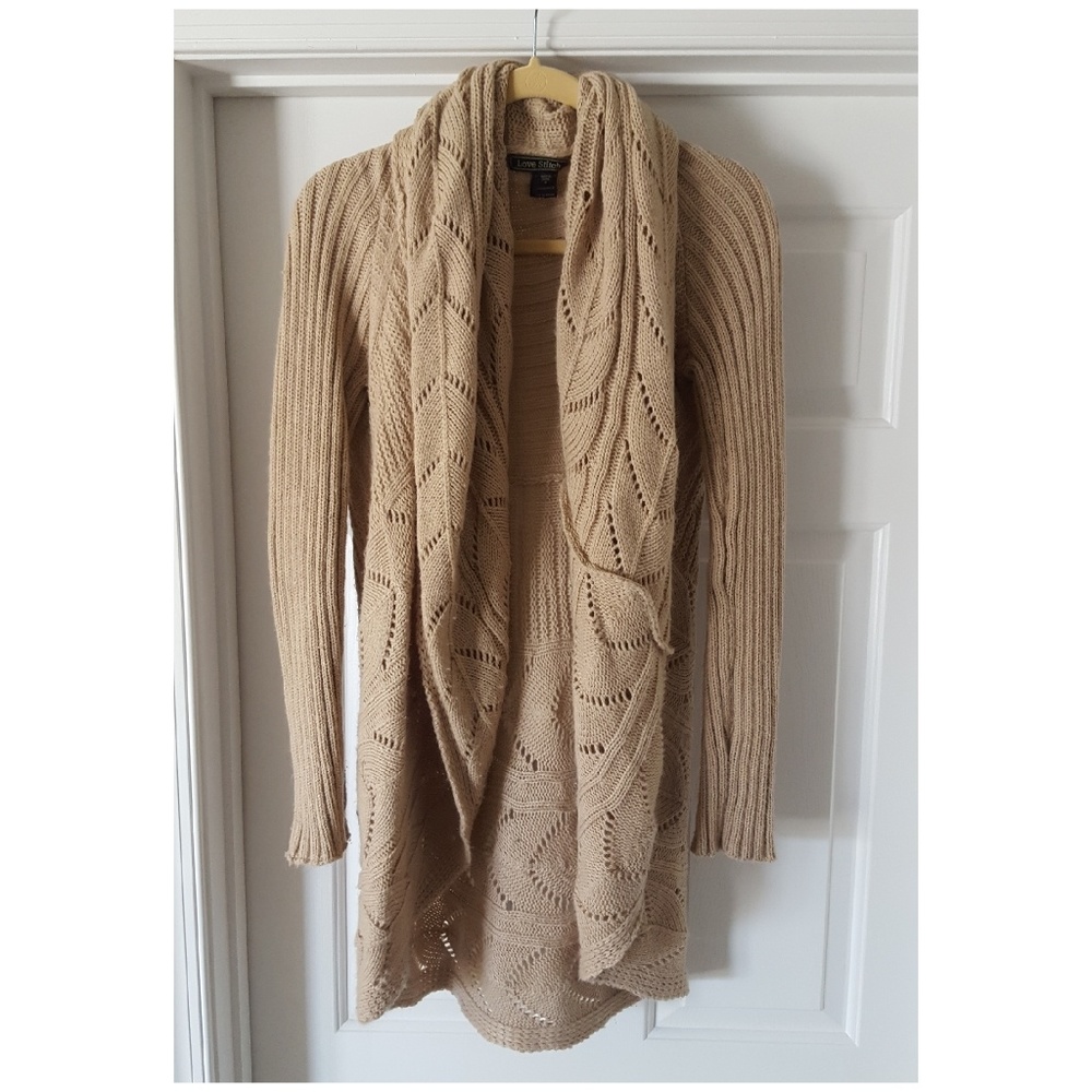 Modcloth Cream Cardigan Size Medium